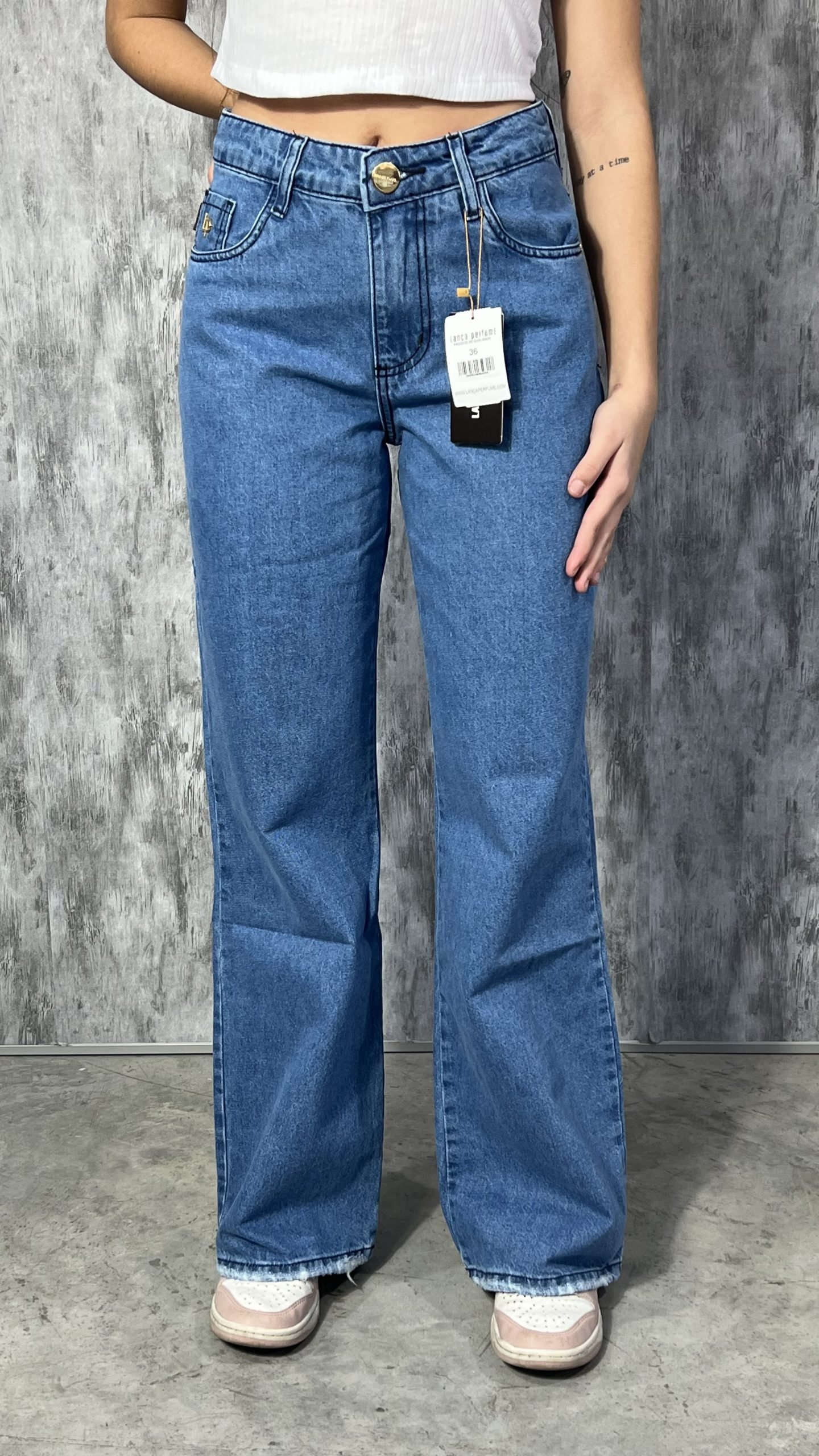 CALÇA JEANS GRIFE PREMIUM FEMININA - LP