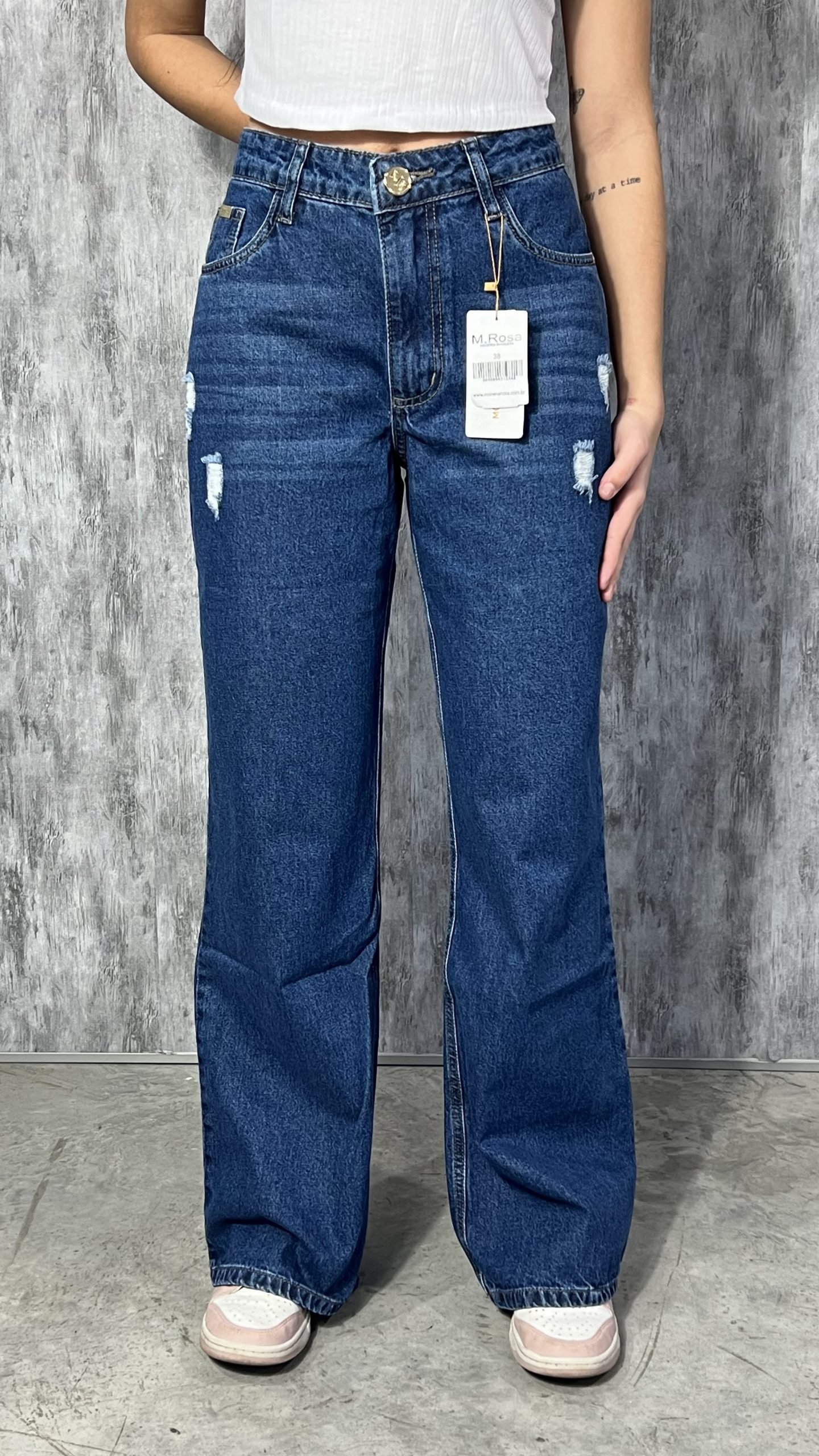 CALÇA JEANS GRIFE PREMIUM FEMININA - MR