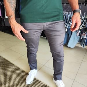 CALÇA JEANS CINZA